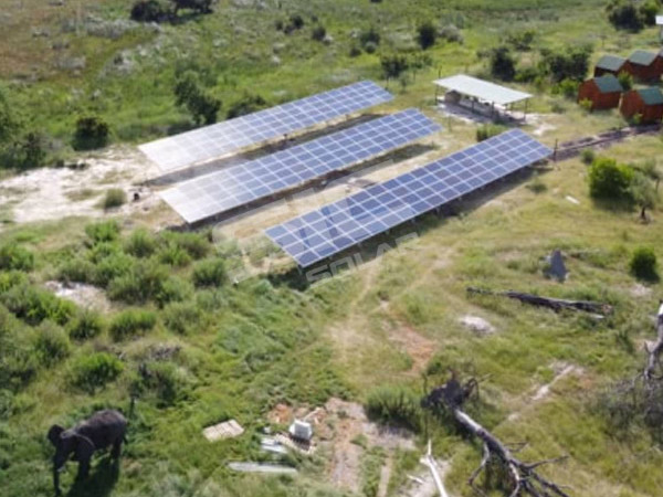 アフリカの76KW地上設置システム | Sic-solar.com