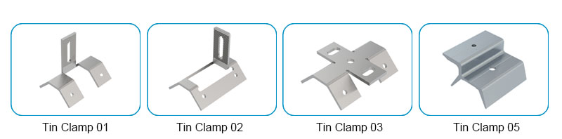metal clamps for tin roof