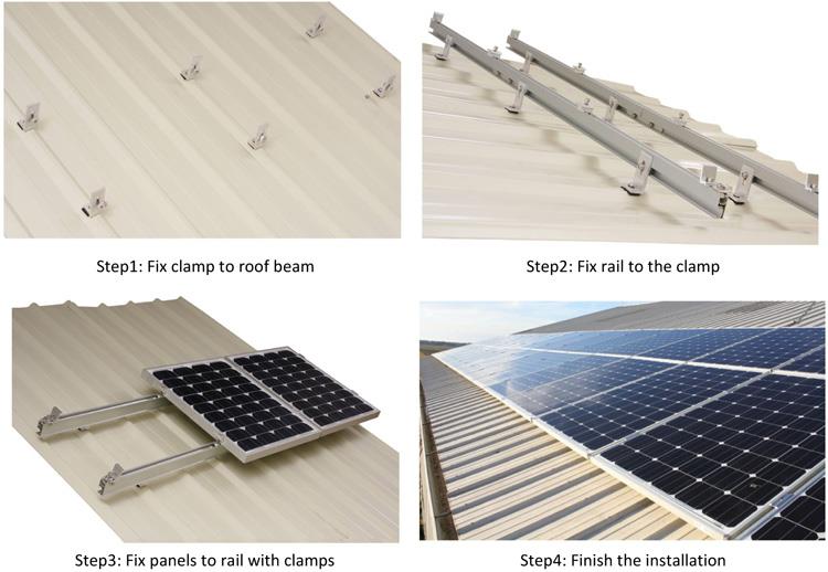 Solar pv roof mounting systems