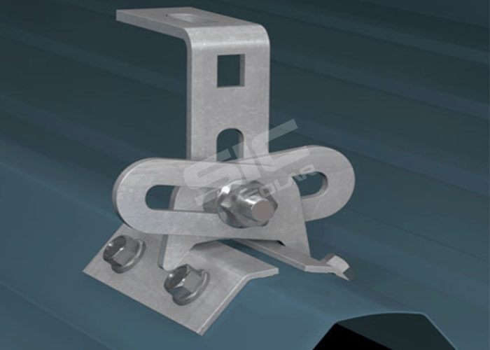 Solar Trapezoidal Metal Roof Mounting Clamps