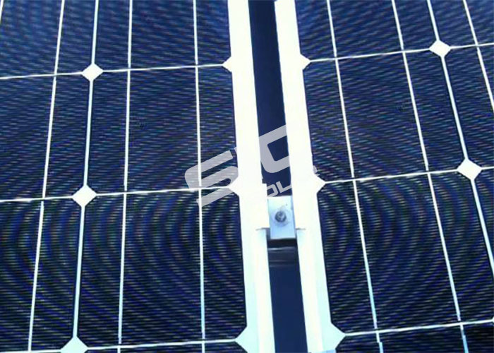 Solar panel mounting fastening system
