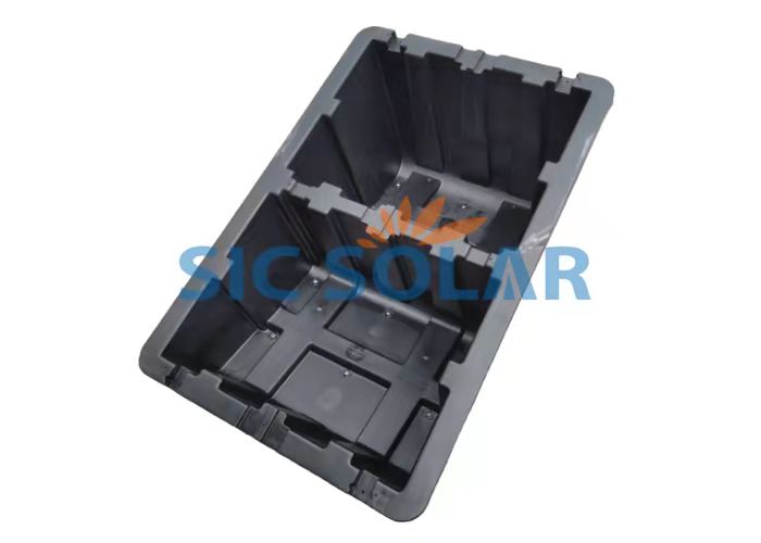 Solar plastic ballast pan