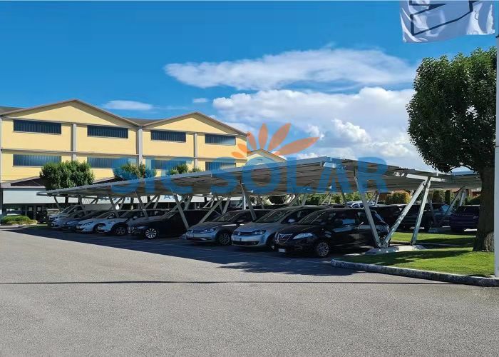 Solar PV carport mounting system