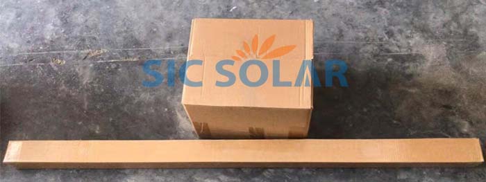 Package for PV cleaning brush