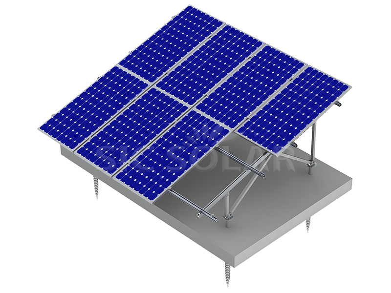 地上設置型ソーラーパネルレール