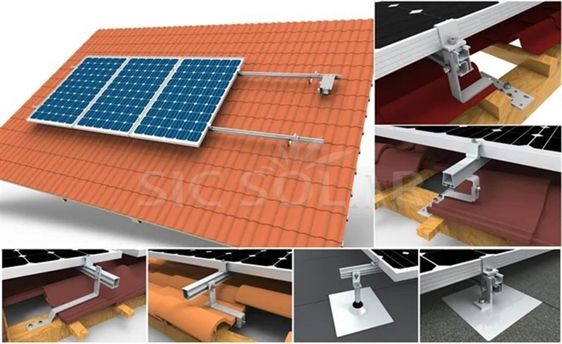 tile roof solar mounting brackets