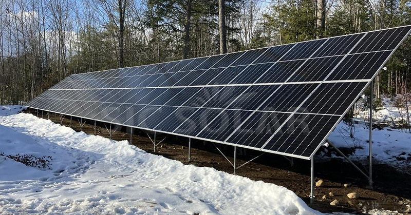 ground mount solar structure