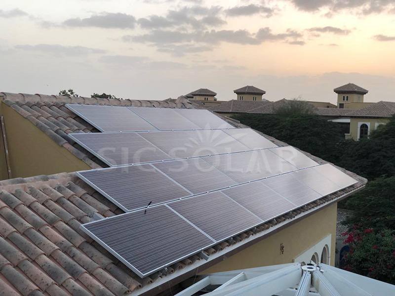 ceramic tile roof solar mounting rack
