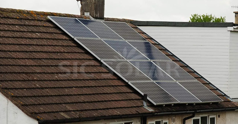 pitched roof solar
