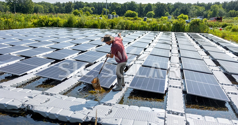 floating photovoltaic panels