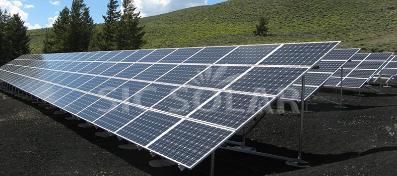 mounting solar panels on ground