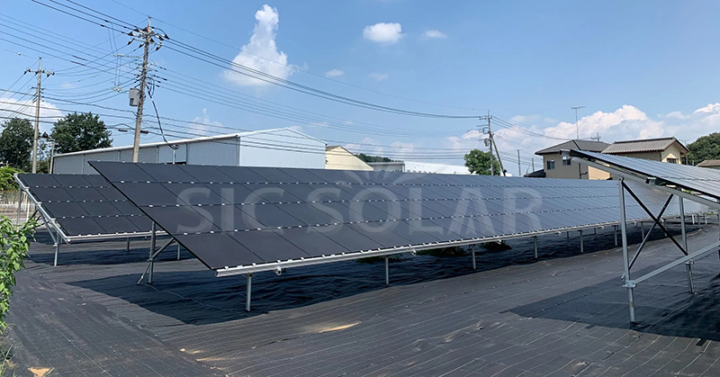 ground mounted solar farm