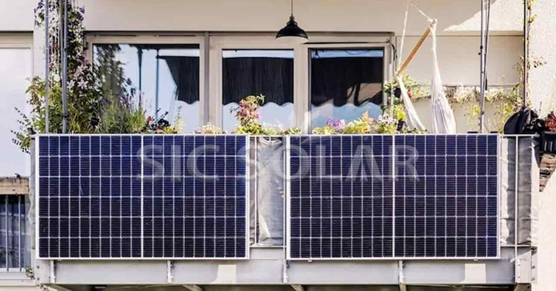 balcony solar mounting