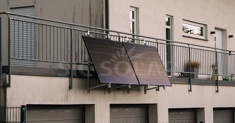 solar balcony mounting system