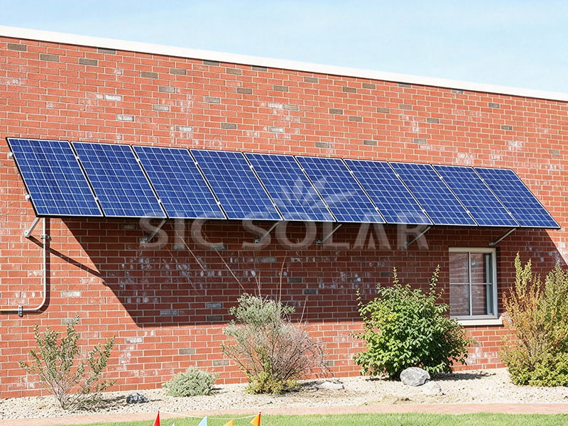 wall mounted solar pv