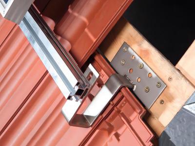 Fixed tile roof hook