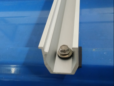 Roof aluminum railing parts for metal roof installation