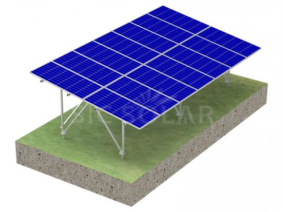 Ground mounted solar panels kit