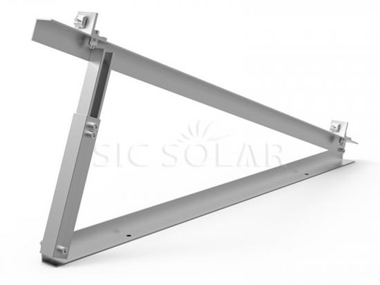 Adjustable solar panel brackets