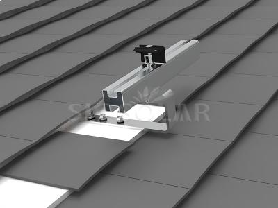 Photovoltaic slate roof hook for tile roof installation