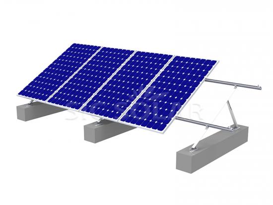 Solar panel adjustable tilt mount