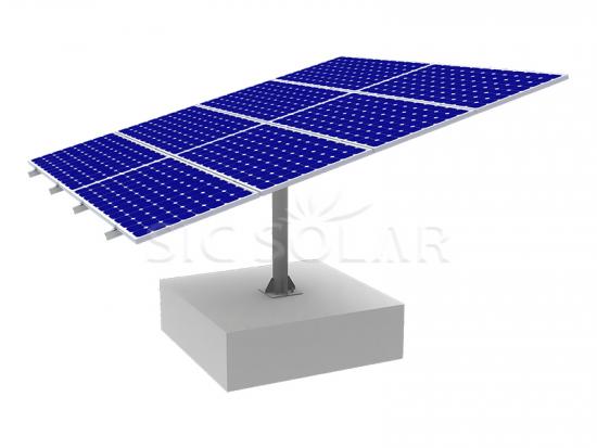 Solar pole mounting system
