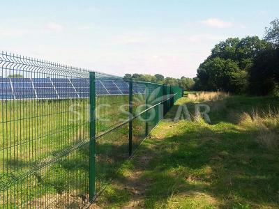 Solar Fence Installation