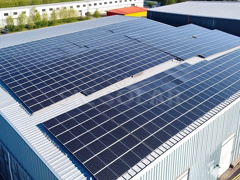 450KW Solar Metal Roof Mounts In Germany