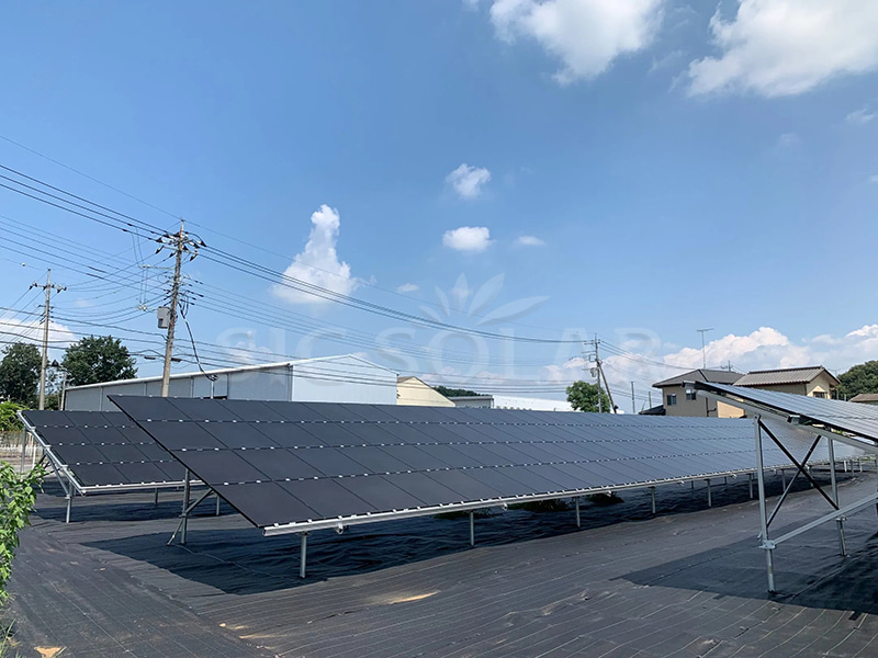 ポーランドの200KW太陽光パネル地上設置システム