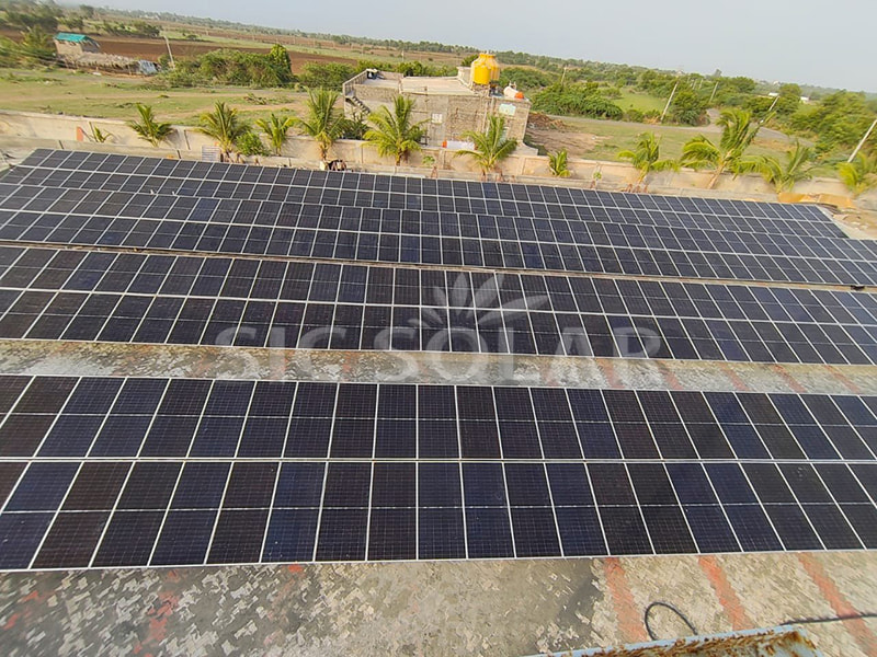 南アフリカの500KW地上設置型太陽光発電システム