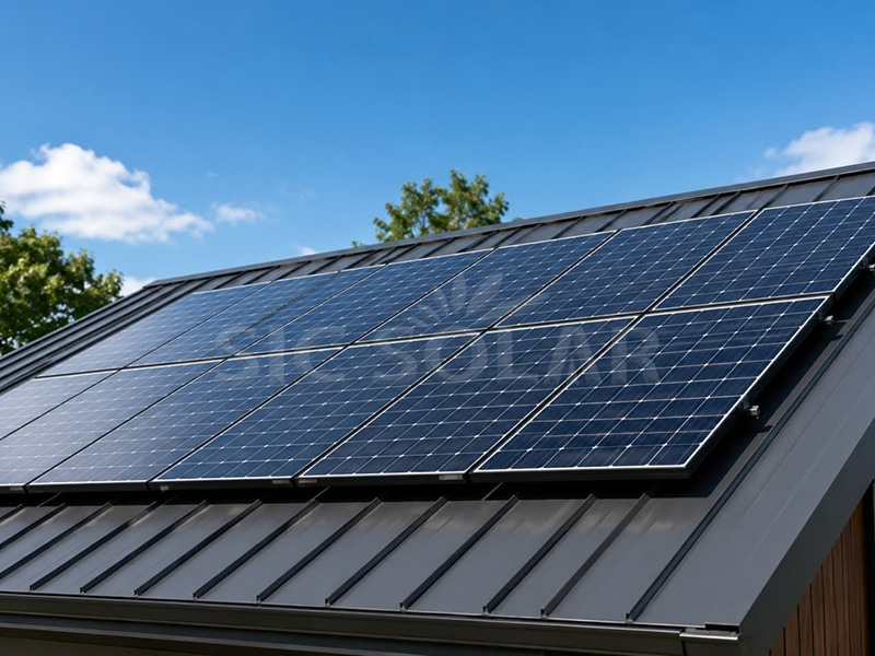 10KW Solar Metal Roof Mounting Solution In USA