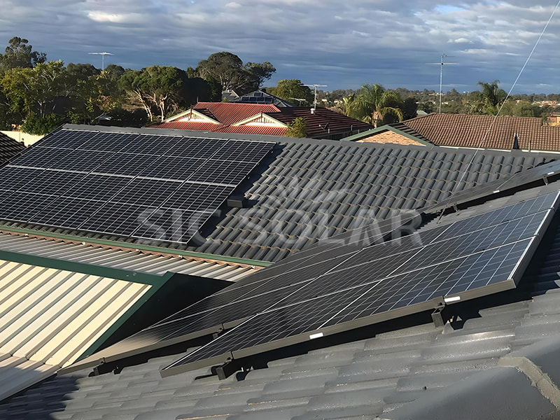 オーストラリアの30Kwソーラー屋根瓦屋根ソーラーマウントシステム
        