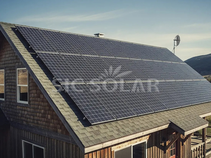 フィンランドの瓦屋根に20kWの太陽光パネルを設置
