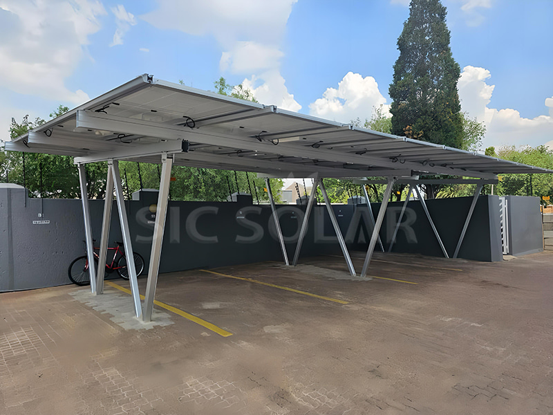 10KW Home Small Solar Panel Carports Structur In Austria