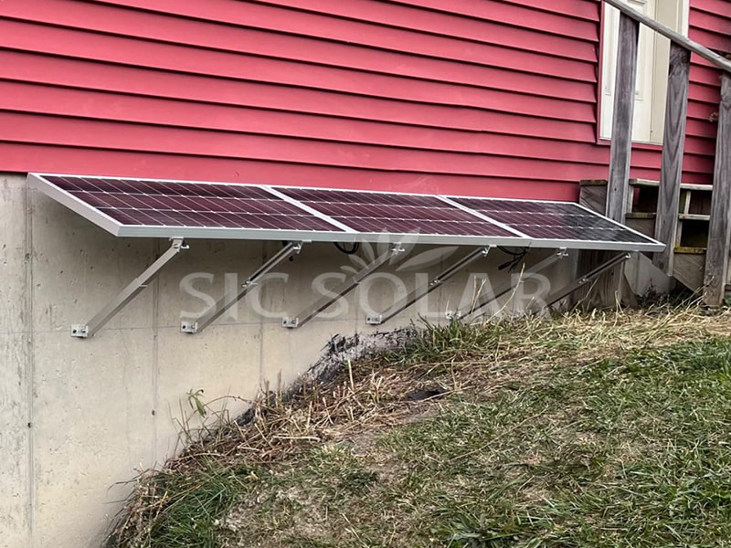 インド向け2KW調整可能ソーラーパネル壁取付ブラケット