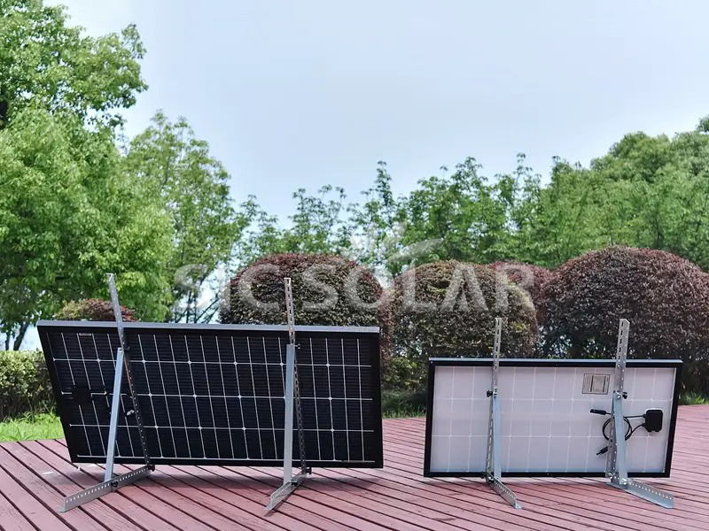 フランス製 2KW 調整可能 折りたたみ式 ソーラーパネル 屋根設置