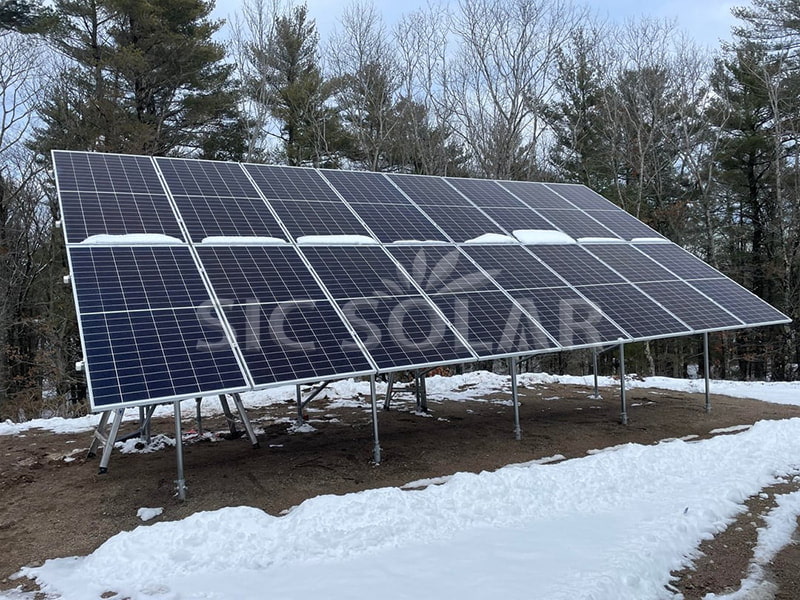 スウェーデンの15kW地上設置型太陽光発電システム