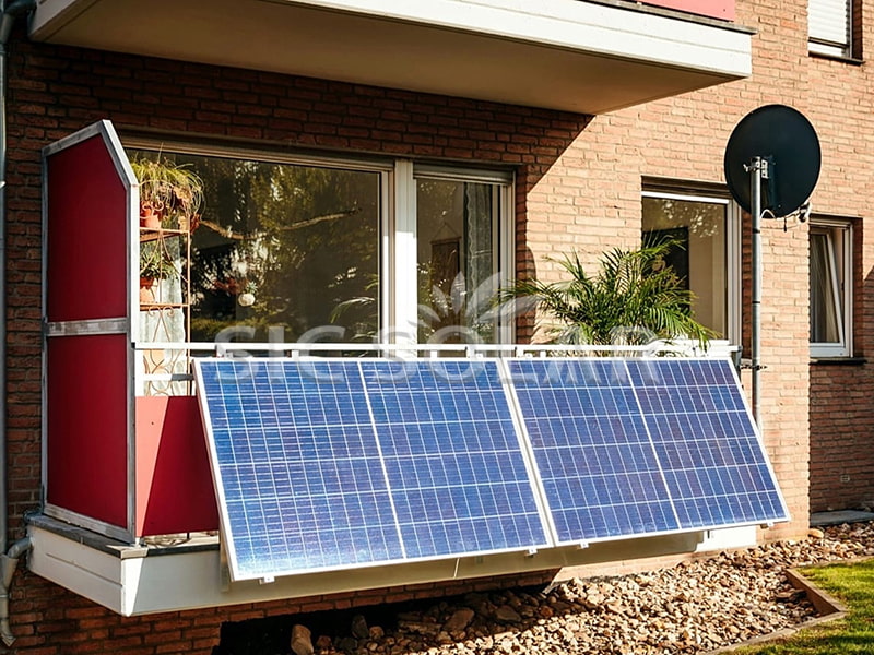 2KW Solar Balcony Mounting System In Germany